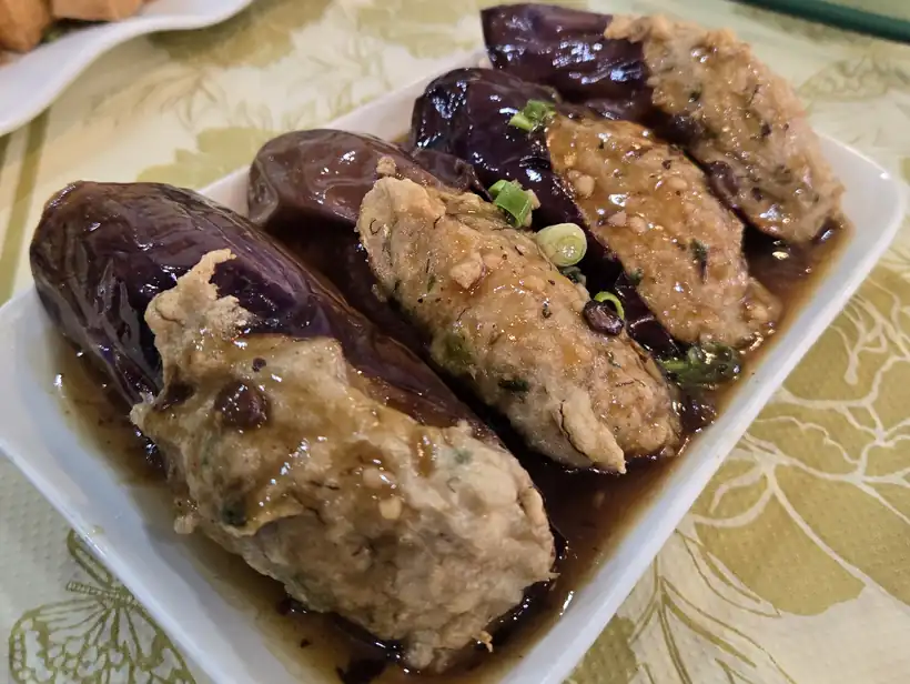 Stuffed Eggplant · 豉汁釀茄子